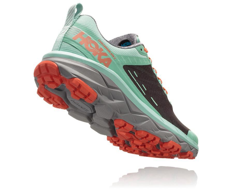 Tenis Trail Hoka One One Feminino Verdes/Pretas - Challenger Atr 5 - 368-VTLIJP